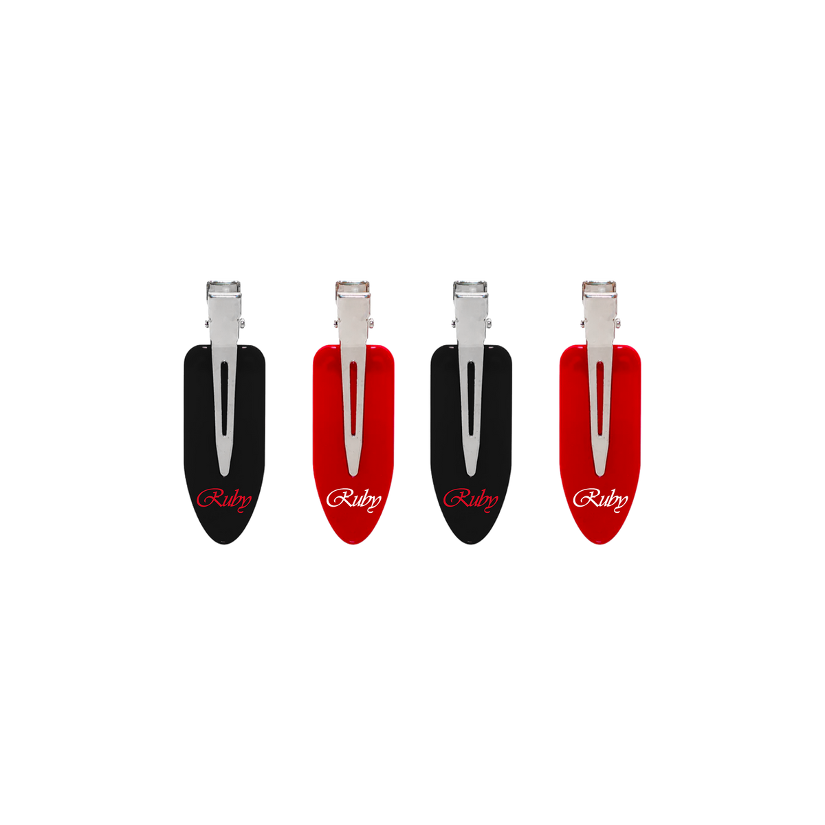 Ruby Hair Clips